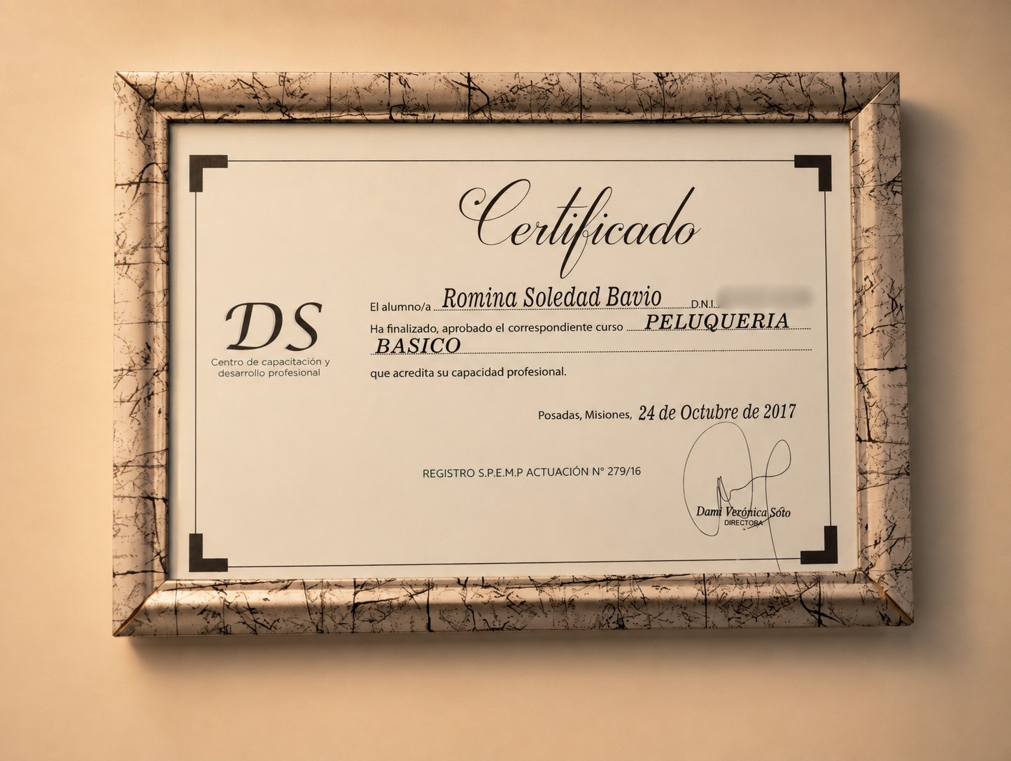 Certificado de Peluquería Basico