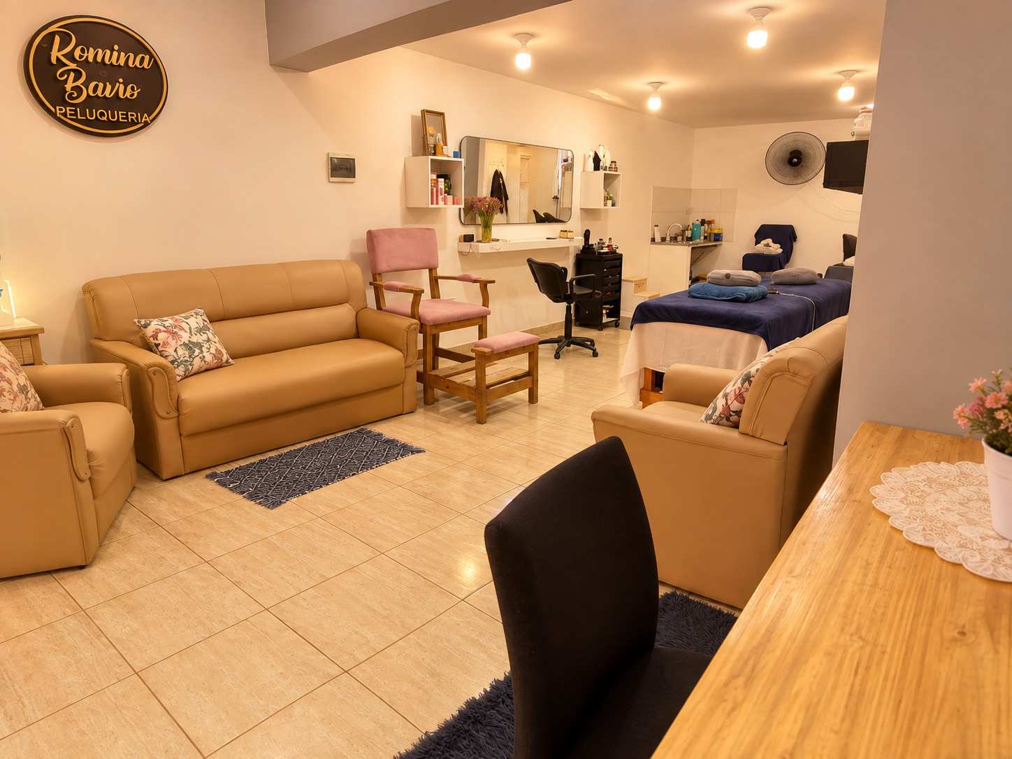 Interior del Salón Romina Bavio